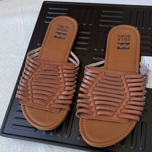 Billabong Women's Brown Woven Sandals